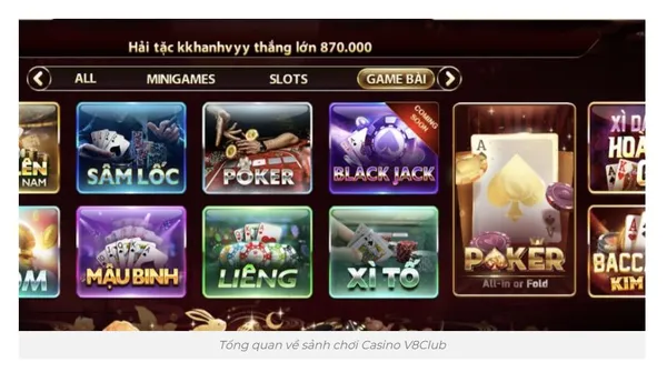 game bài tiến lên - V8Club