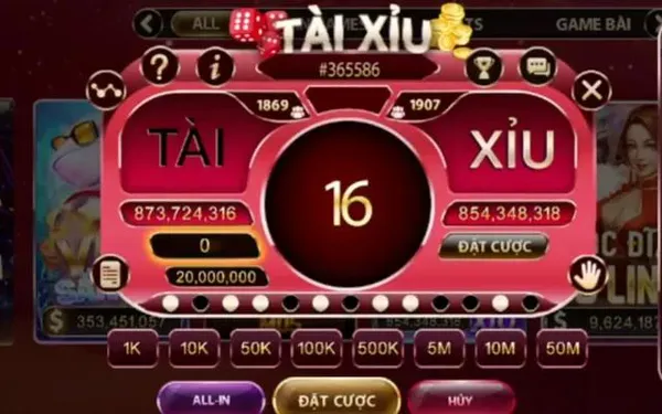 Danh sách 5 game tài xỉu online uy tín nhất hiện nay